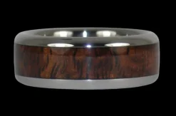 African Blackwood and Koa Hawaii Titanium Ring