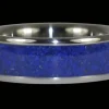 Blue Lapis Titanium Ring