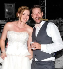 Dark Koa Wood Inlay Titanium Ring Band