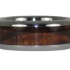 Dark Tiger Koa Wood Hawaii Titanium Ring