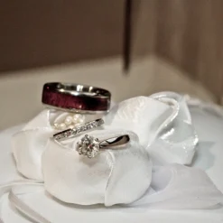 Dark Tiger Koa Wood Hawaii Titanium Ring