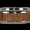 Hawaiian Fire Koa Titanium Ring Band