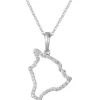 14k "Hawaii" Pendant with 40 Diamonds