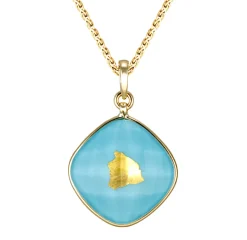 18k Treasure Island Hawaiian Island Small Pendant