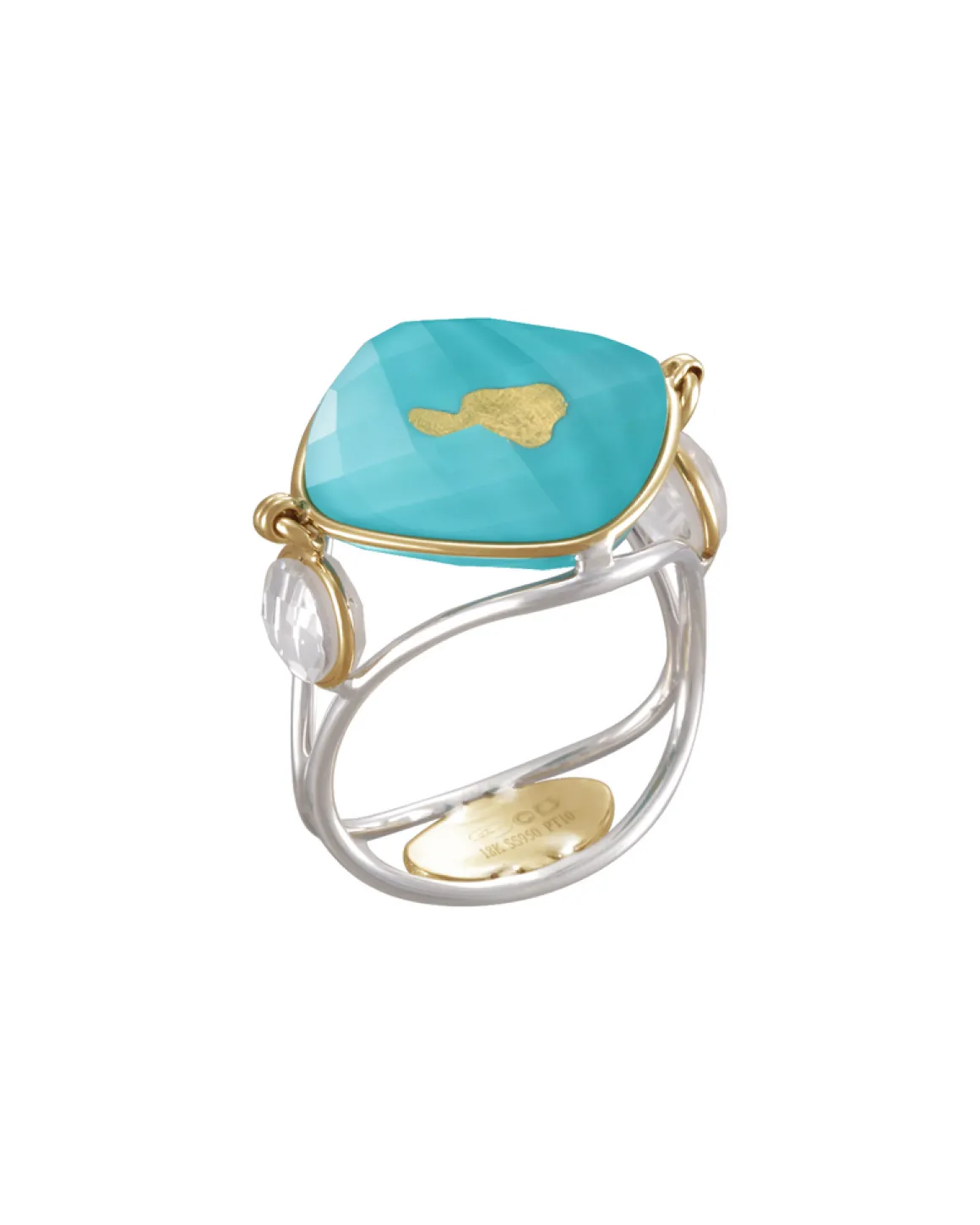 18k Treasure Island Ring