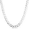 14K White Gold Curb Chain