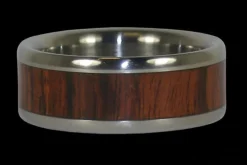 King Wood Titanium Ring