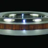 Koa Wood Titanium Ring