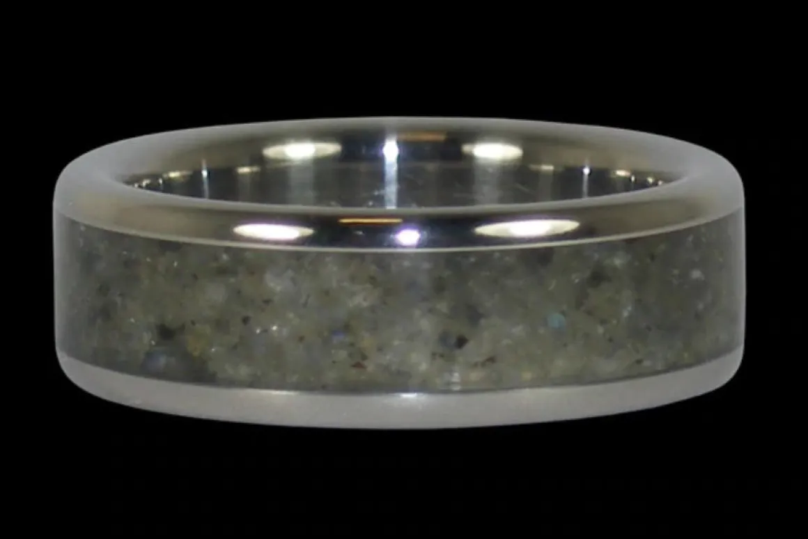 Labradorite Titanium Ring