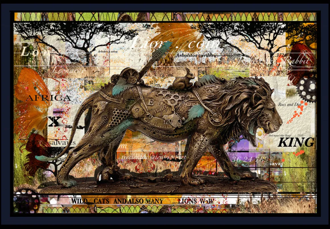 Leonardo Relief Large Mixed Media