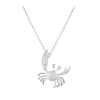 22mm 14k Crab Pendant with 3 Diamonds