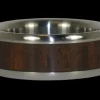 Mun Ebony Wood Titanium Ring Band