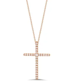 Signature Diamond Cross Necklace (Small)