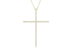 Signature Diamond Cross Necklace (Large)