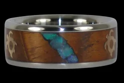 Three Falls Australian Opal Titanium Ring
