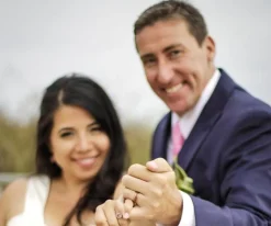 Tiger Koa Wood Hawaii Titanium Ring