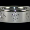 Turtle Engraving Titanium Ring Band
