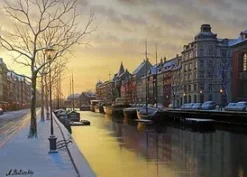 WINTER MORN AMSTERDAM
